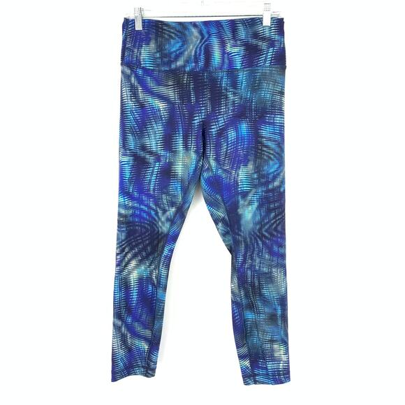 Lululemon Athletica Sz 12 Wunder Train High-Rise Tight Shapeshifter Blue Multi - Picture 2 of 7